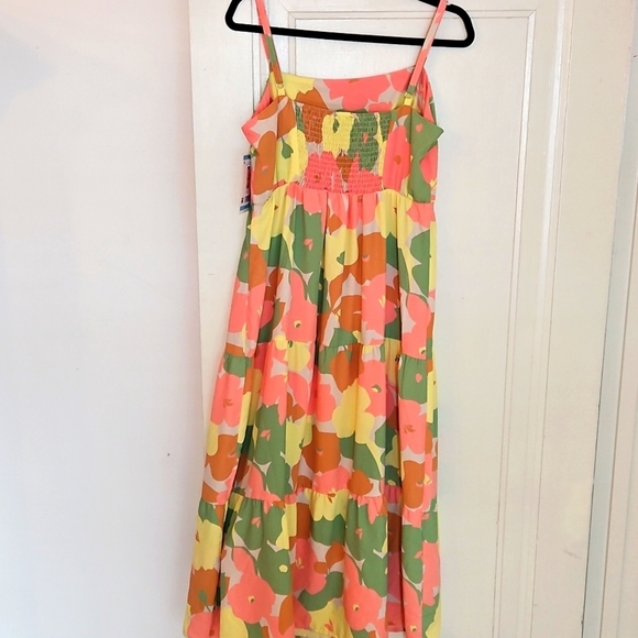 Social Standard by Sanctuary Maxi Tiered Floral Dress, Sz L, NWT, 149$ Retail - Picture 2 of 8